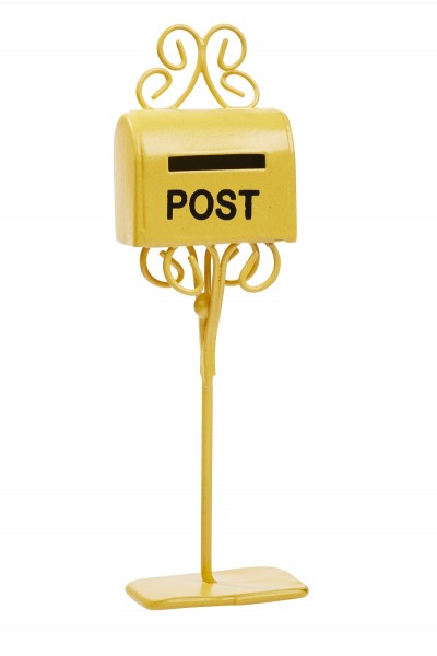 Mail Box Briefkasten gelb