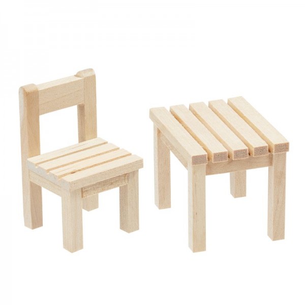 Mini Stuhl und Tisch 2er Set